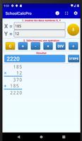 Division posée calculatrice capture d'écran 2