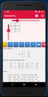 Matrix Calculator (Matrices) capture d'écran 1