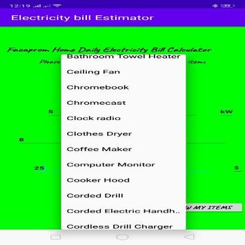 Electricity bill Estimator poster