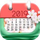 Calendario 2019 Para Fondo De Pantalla icono