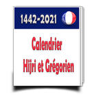 Calendrier hijri et grégorien 1442-2021 ikon