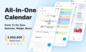Calendar Planner - Agenda App penulis hantaran