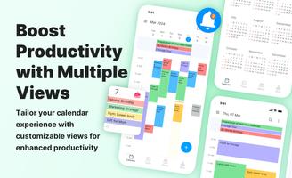 Calendar Planner - Agenda App imagem de tela 1