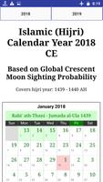 Islamic Hijri Calendar 2019 offline + online screenshot 1