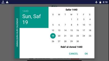 Islamic Hijri Calendar 2019 offline + online screenshot 2