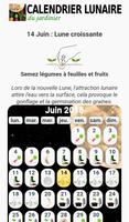 Calendrier Lunaire du jardin Affiche