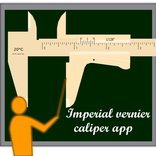 Imperial vernier caliper