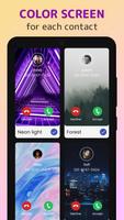 Call Screen Color - 35 Themes capture d'écran 1