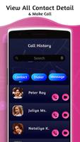 Call history : any number deta Affiche
