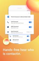 Announcer+ : Caller Name, Notification, SMS Reader ảnh chụp màn hình 3
