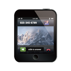 phone 4s style caller screen theme - OS 6 theme ikon