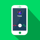 آیکون‌ S8 style call screen theme, full screen caller ID