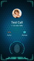 S8 style call screen theme, full screen caller ID скриншот 3