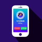 ripple style theme, full screen video caller ID أيقونة