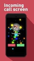 ripple style theme, full screen video caller ID الملصق