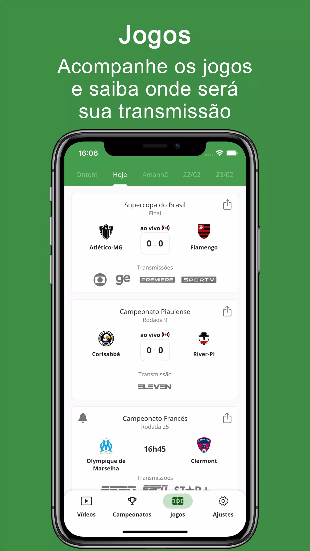 Download do APK de Futebol Hoje para Android