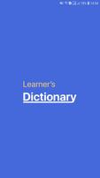 Poster Learner's Dictionary English