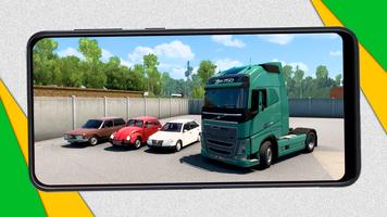 Jeux de camions et de voitures Affiche