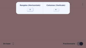 Matrices calculatrice capture d'écran 1