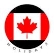 Canada Holidays : Ottawa Calen