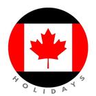 Canada Holidays : Ottawa Calen icône