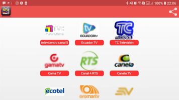 برنامه‌نما Canales Tv Ecuador عکس از صفحه