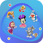 Cartoon Sticker For Whatsapp Mega Pack 2021 icon