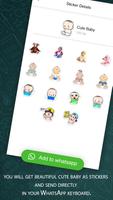 Cute Baby Sticker For Whatsapp Full Pack 2019 capture d'écran 1