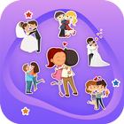 Hug Sticker For Whatsapp Full Pack 2019 icône