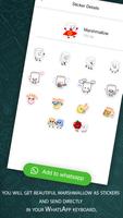 New Marshmallow Sticker For Whatsapp 2019 capture d'écran 1