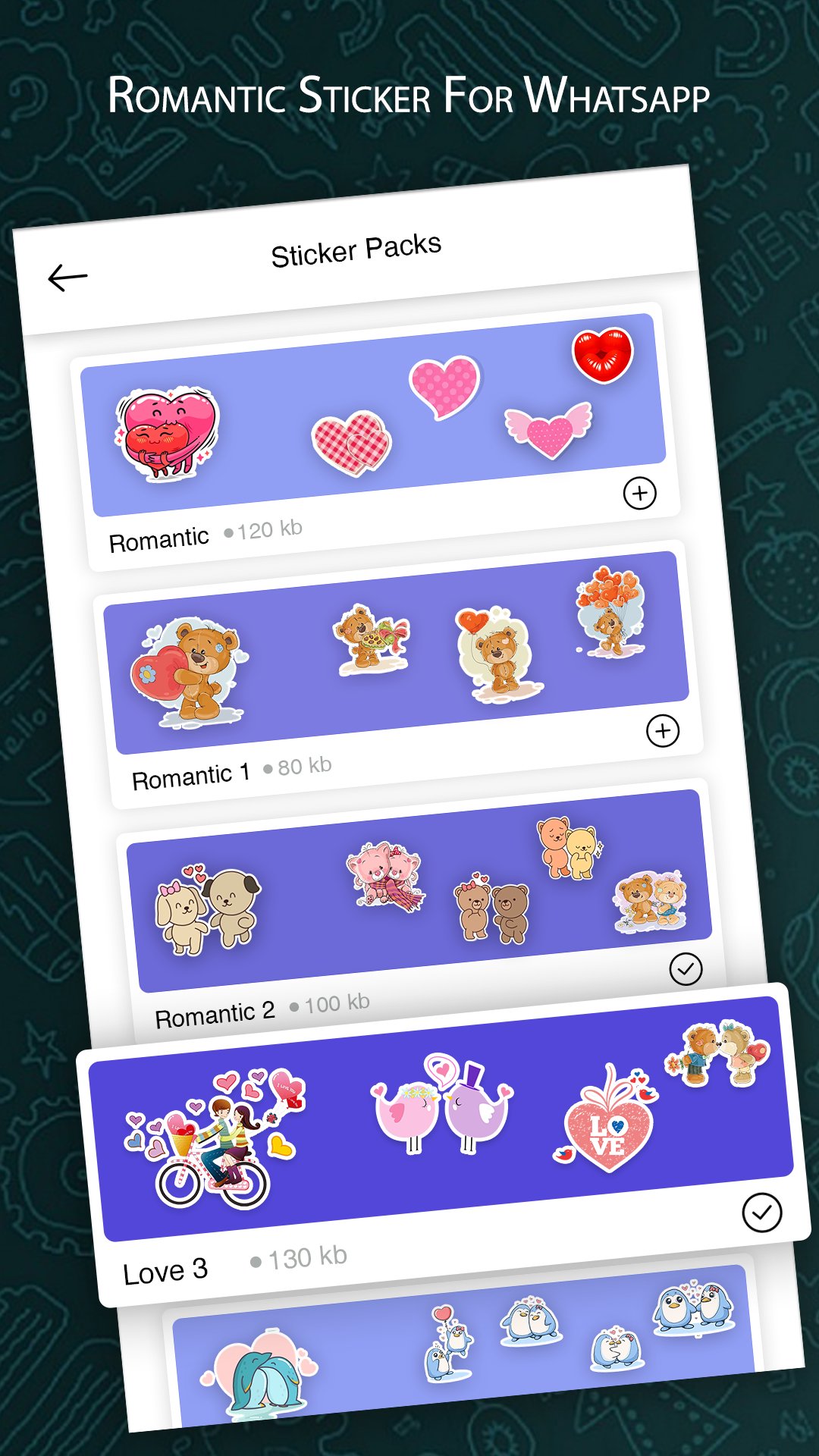 Romantic Sticker For Whatsapp Full Pack 2019 APK for Android Download
