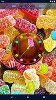 Sweet Candy Clock Wallpaper capture d'écran 3