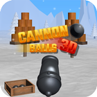 Cannon Balls 3D Zeichen