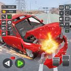 Car Crash 3d Car Racing Games icône