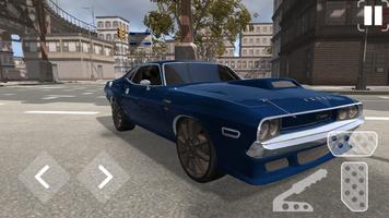 Speed Dodge Challenger Classic City Driver تصوير الشاشة 1