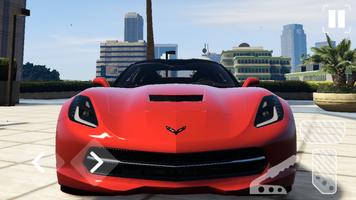 Course de Voiture de Corvette capture d'écran 2