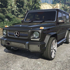 Offroad Mercedes G Car Driver-icoon
