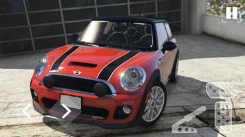 Speed Mini Cooper Parking Racer الملصق