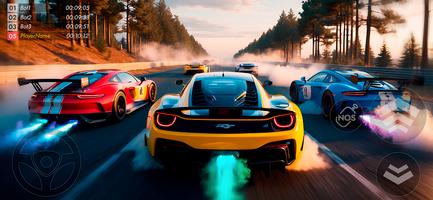 Nitro Rush: Autorennen Spiel Plakat