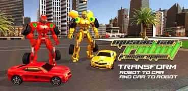 Car Robot Transformation Transport Simulator 2018
