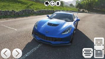 Drag Corvette Racing Simulator постер
