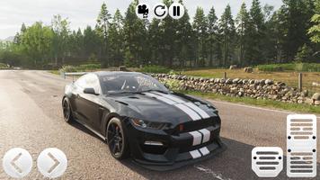 Simulator Mustang Driving Car poster