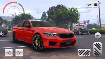 Poster Drift Car BMW M5 F90 Racer Max