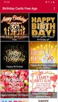 Happy Birthday Cards App ảnh chụp màn hình 3