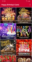 Happy birthday cards & GIF poster