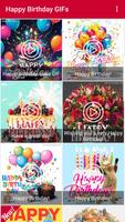 Happy birthday GIFs โปสเตอร์