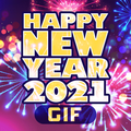 Happy New Year 2021 Cards GIF