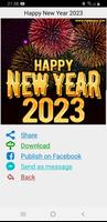 Happy New Year 2023 GIFs capture d'écran 3