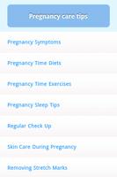 Pregnancy Care Tips الملصق