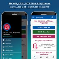 SSC CGL Exam Prep & Mock Tests Plakat